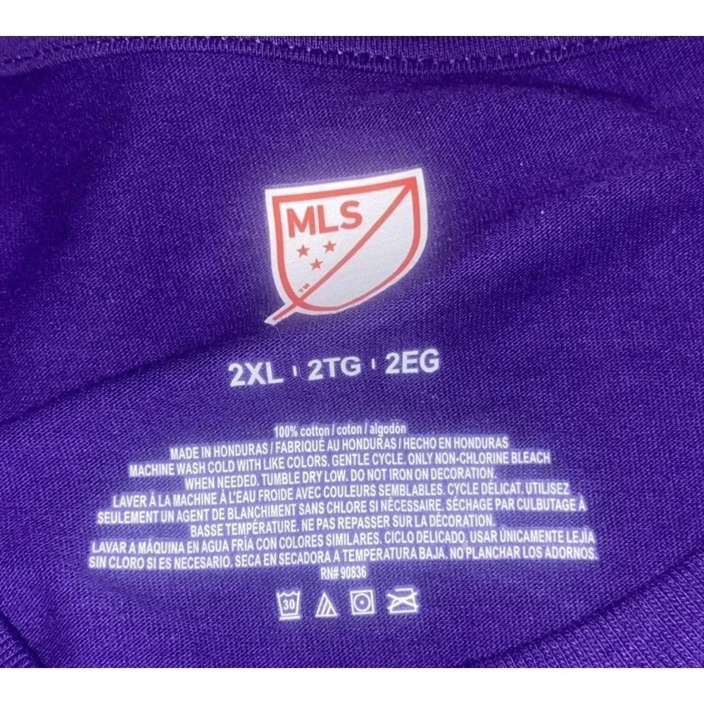 MLS #14 Dom Dwyer 100 Career Goals Orlando City T Shirt 2XL Purple‎